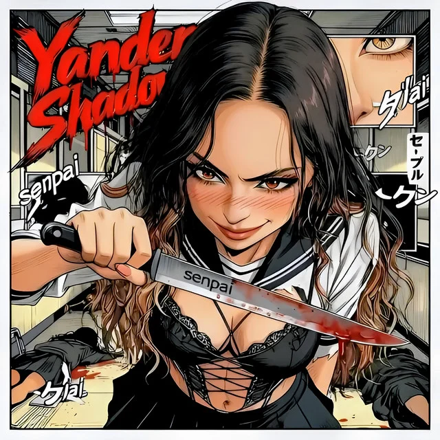 Официальная обложка релиза Yandere Shadows